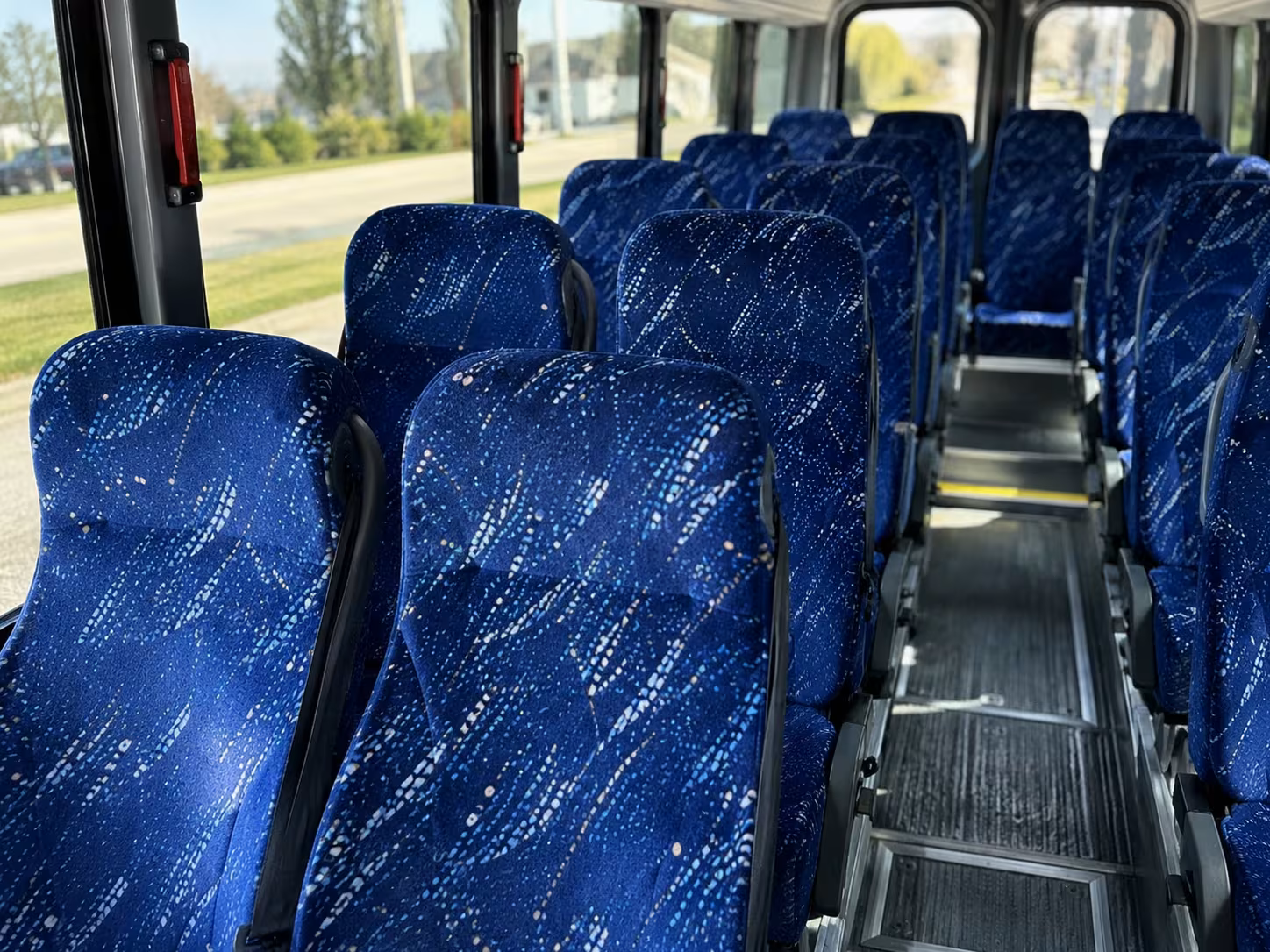20 passenger minibus interior