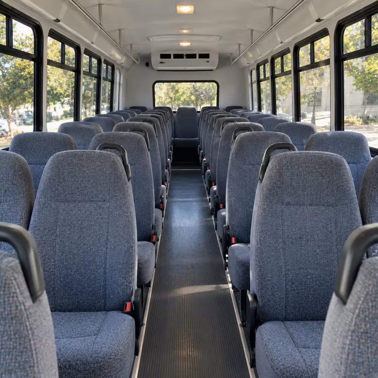 25 passenger minibus inside
