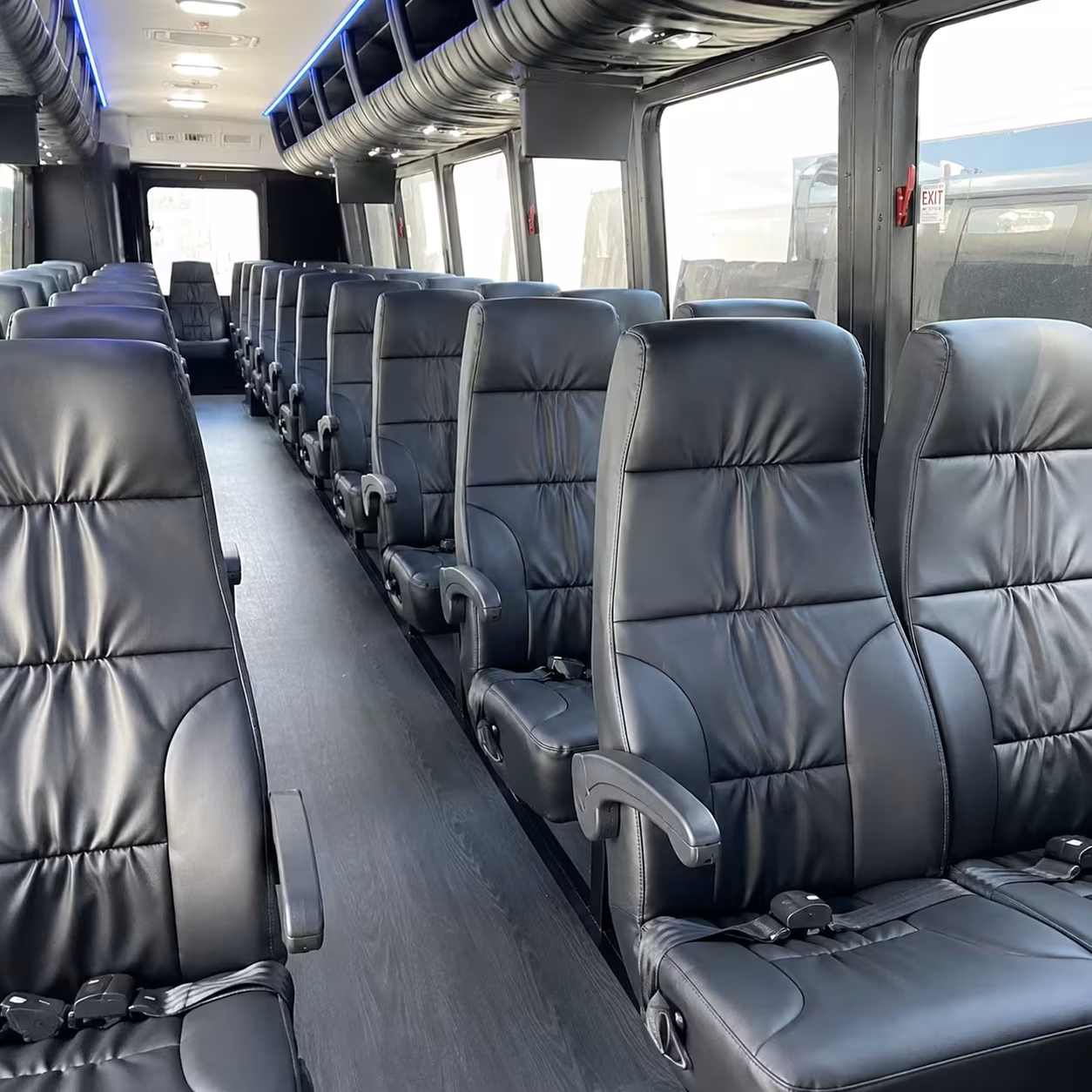 28 passenger minibus inside