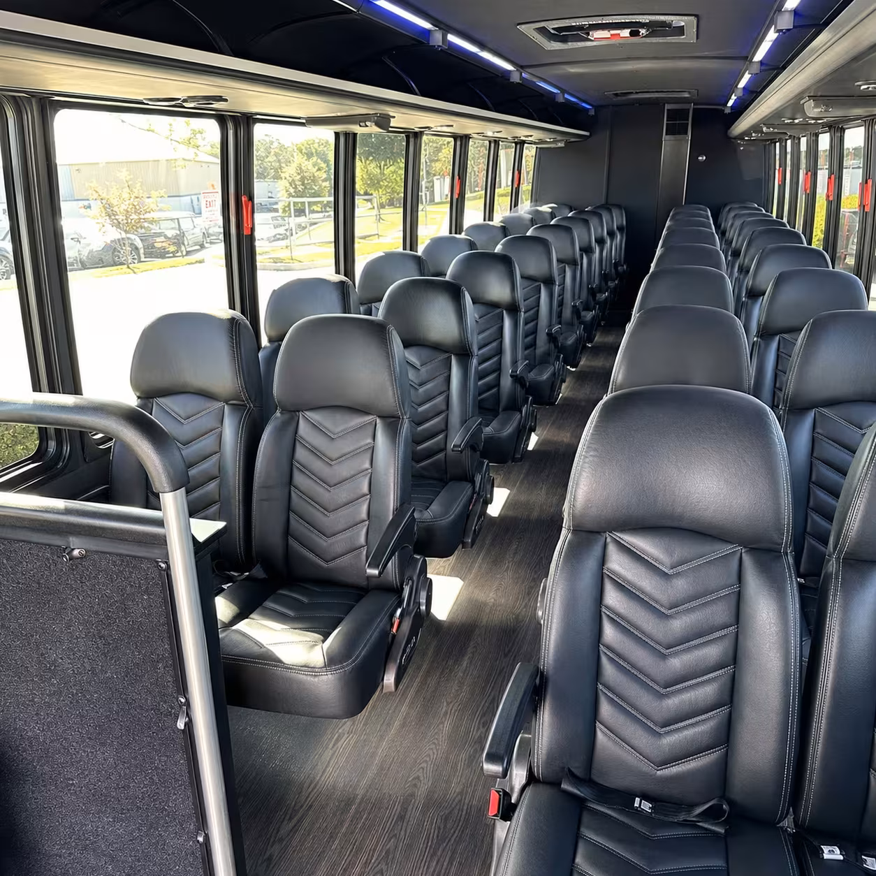 35 passenger minibus interior