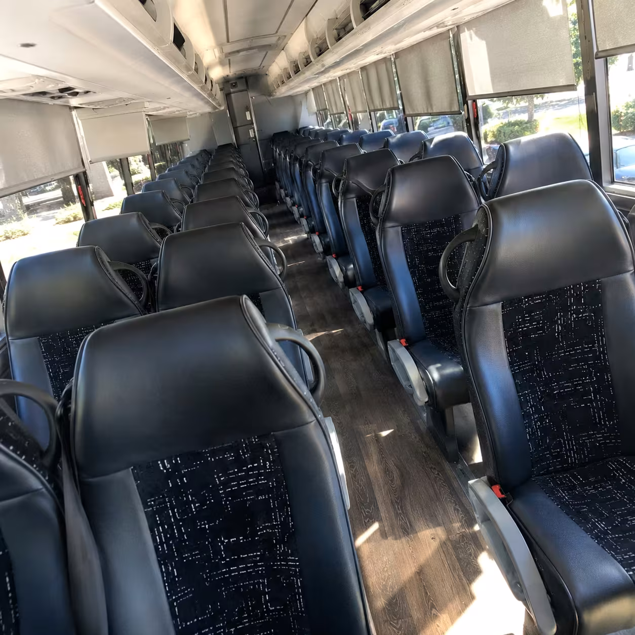 rapid city charter bus interior