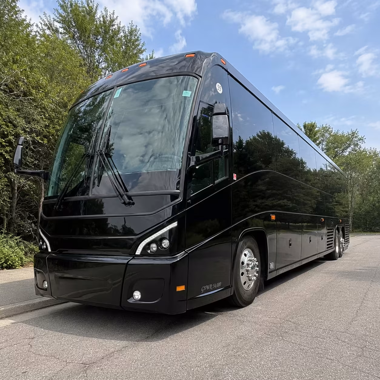 rapid city charter bus rental exterior