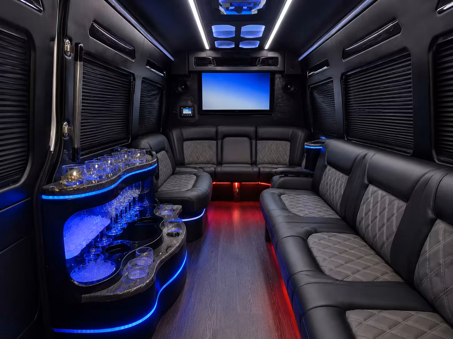 sprinter limousine inside