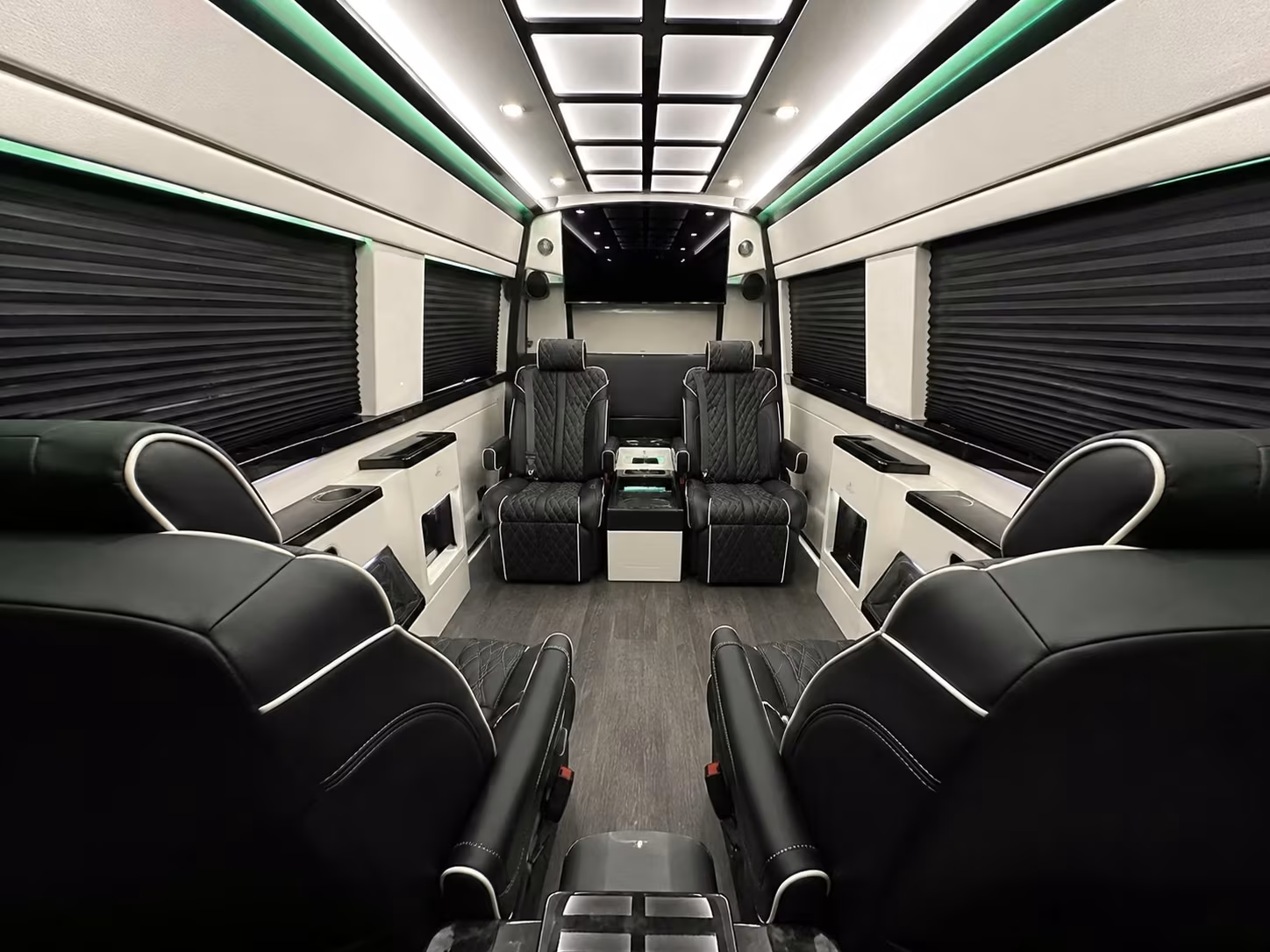 sprinter van with driver inside